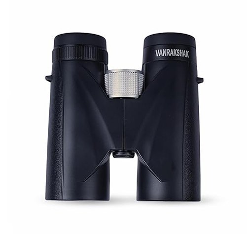 Vanrakshak VANRAAJ 8x42 ED Professional Binoculars, Extra-Low Dispersion Glass, High Power & Long Range, Water & Fogproof, Phase & Dielectric Coated BAK4 Prism, 125.8m FOV, for Bird Watching & Safari