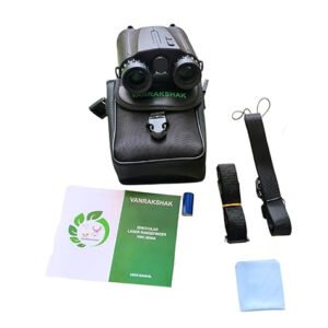 Vanrakshak Professional Binoculars with Built-in Laser Range Finder, Long Distance Measuring for Tactical, Outdoor, and Hunting Use, for Bird Watching, Wildlife & Safari