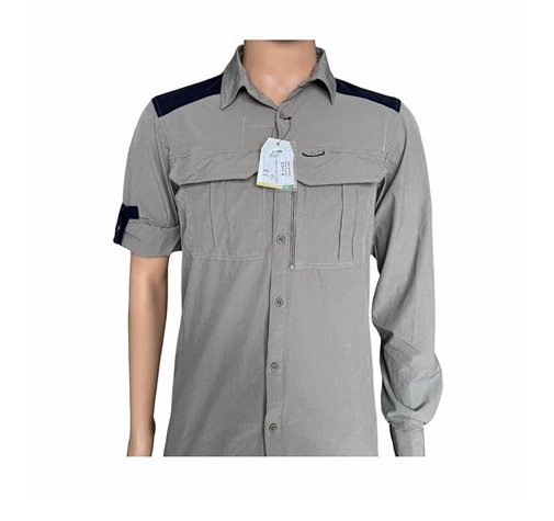 VANRAKSHAK Men's Breathable Hiking Half-Sleeve Shirt | Light Green (OD2H)