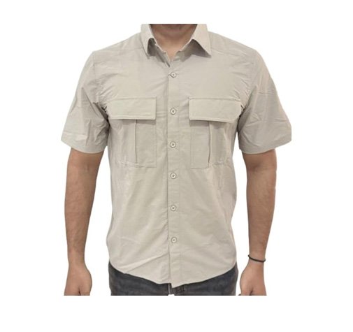 VANRAKSHAK Light Green Dual Tone Shirt Full Sleeve Button Down Shirt Dual Front Pockets for Men (OD1F)