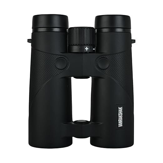 Vanrakshak CHAKOR 10x42 Professional Binoculars for Adults, High Power Long Range Binoculars, Waterproof & Fogproof, FMC Optics with BK7 Roof Prism, 99.8m FOV, for Bird Watching, Wildlife & Safari