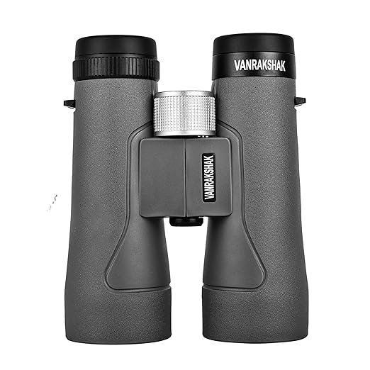 Vanrakshak VANRAAJ 12x50 ED Professional Binoculars, Extra-Low Dispersion, High Power & Long Range,Water & Fogproof,Phase & Dielectric Coated BAK4 Prism, 87.5m FOV,for Bird Watching, Wildlife & Safari