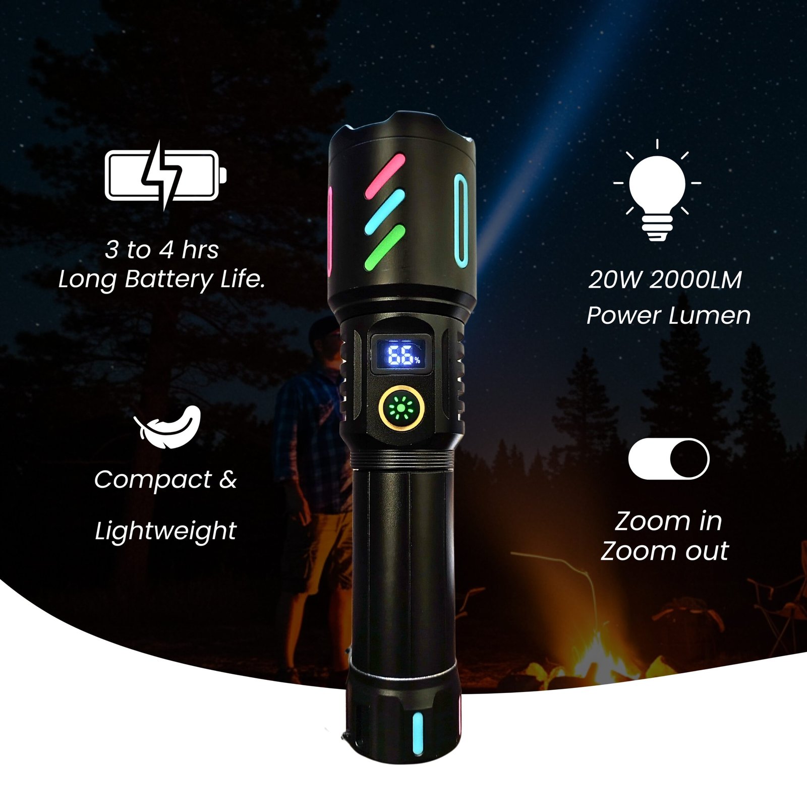 VNK FL – BS04 | LED FLASHLIGHT - Image 7