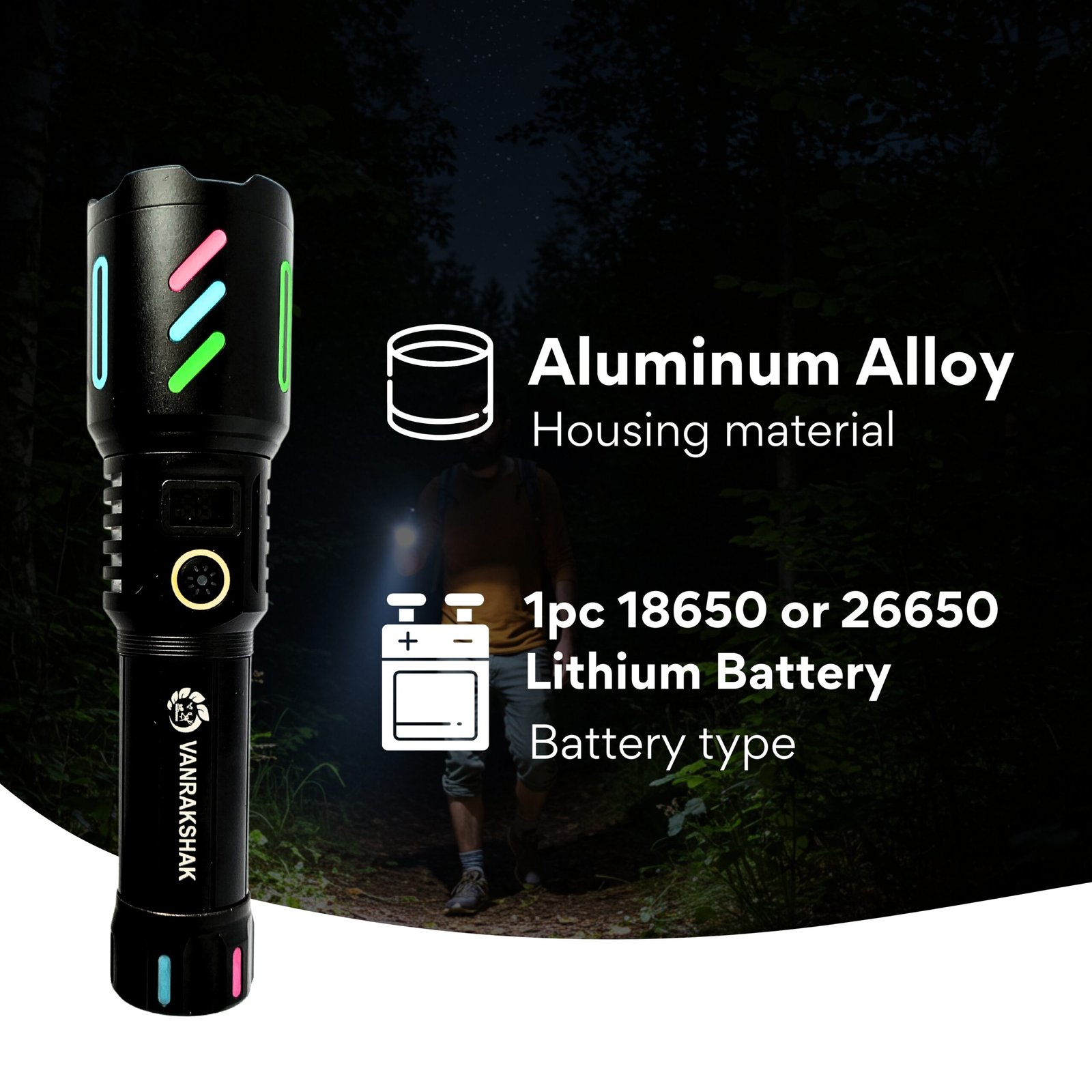 VNK FL – BS04 | LED FLASHLIGHT - Image 6