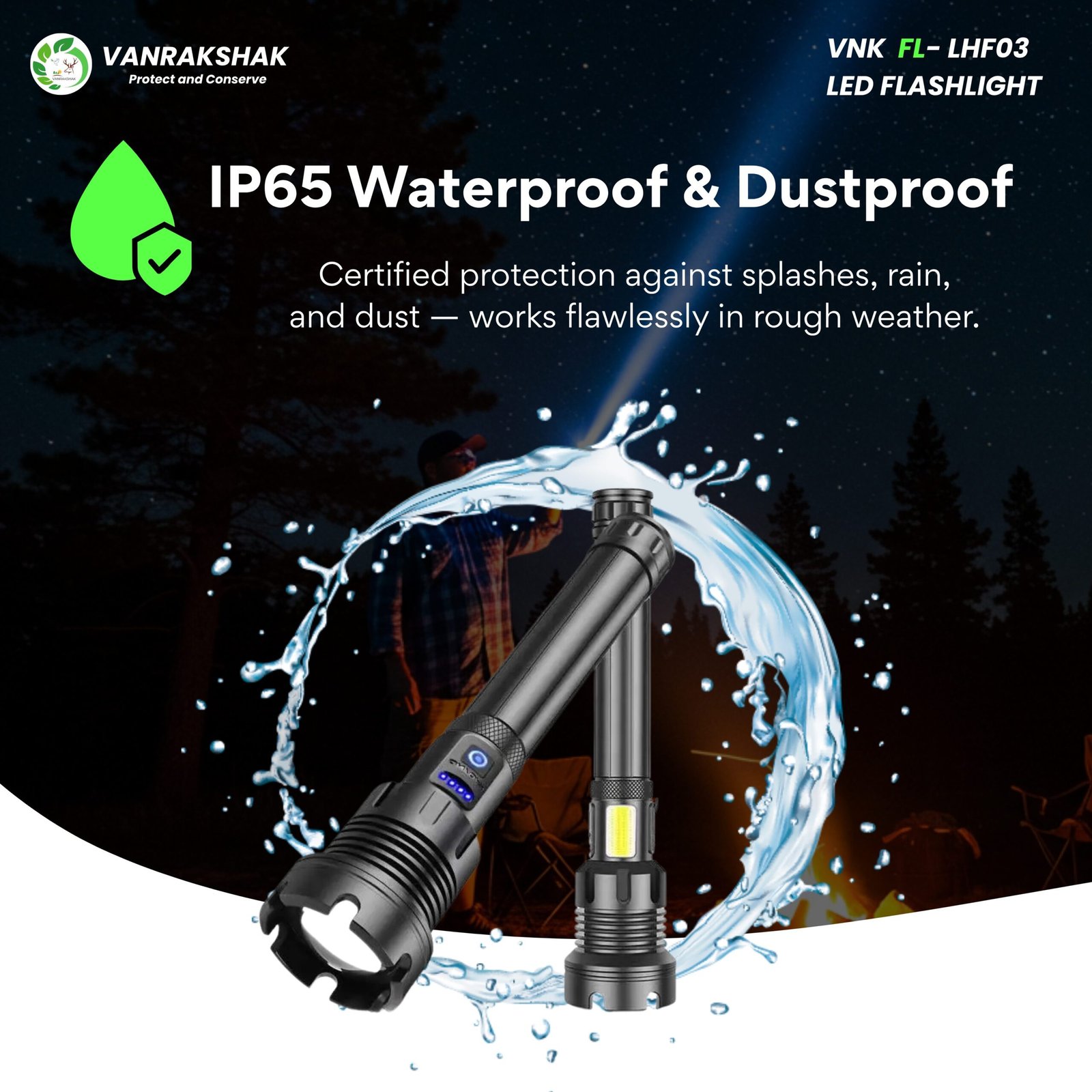 VNK FL-LHF03 | LED FLASHLIGHT - Image 6