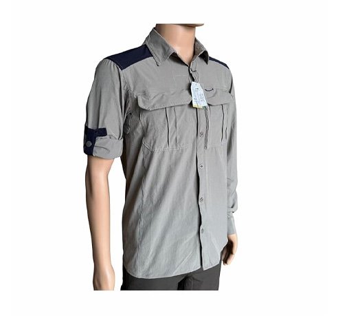 VANRAKSHAK Men's Breathable Hiking Half-Sleeve Shirt (Forest Dark Green)