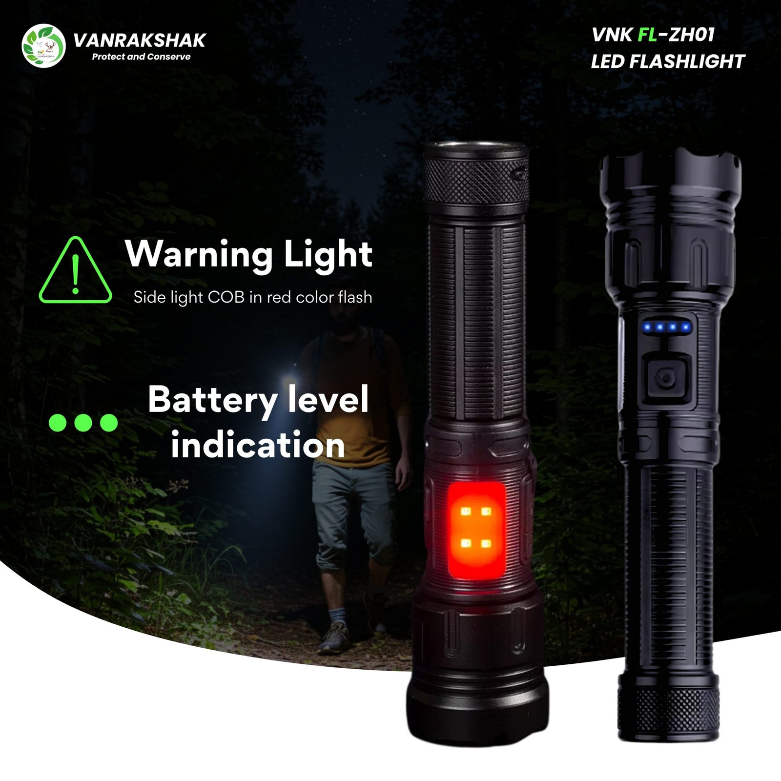 VNK FL-ZH01 | LED FLASHLIGHT - Image 4