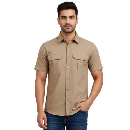 Breathable Hiking Half Sleeve Shirt – Light Green