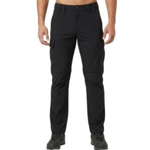 Black Convertible Pants for Men