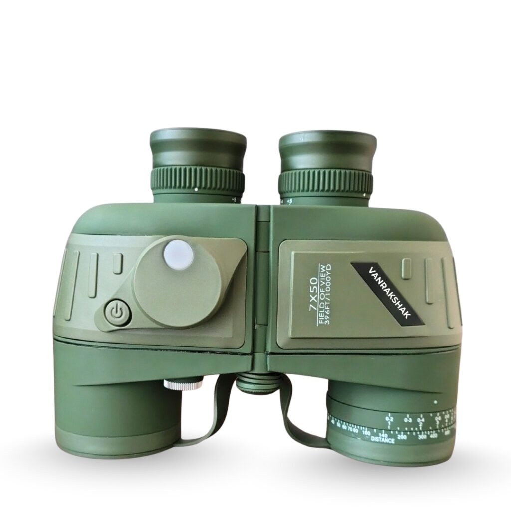 Rakshak 7X50 Binoculars Waterproof Design Army Green  (50 mm, Green)